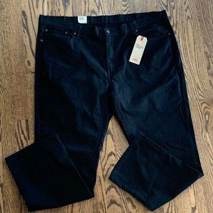 LEVI'S MENS Black jeans 541 ATHLETIC STRETCH NWT